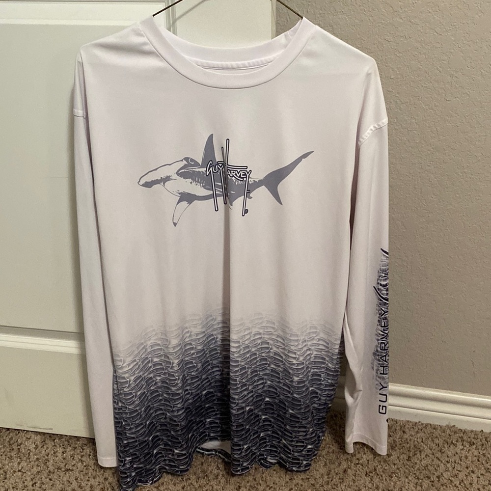 Guy Harvey Large Fishing Shirt Hammerhead